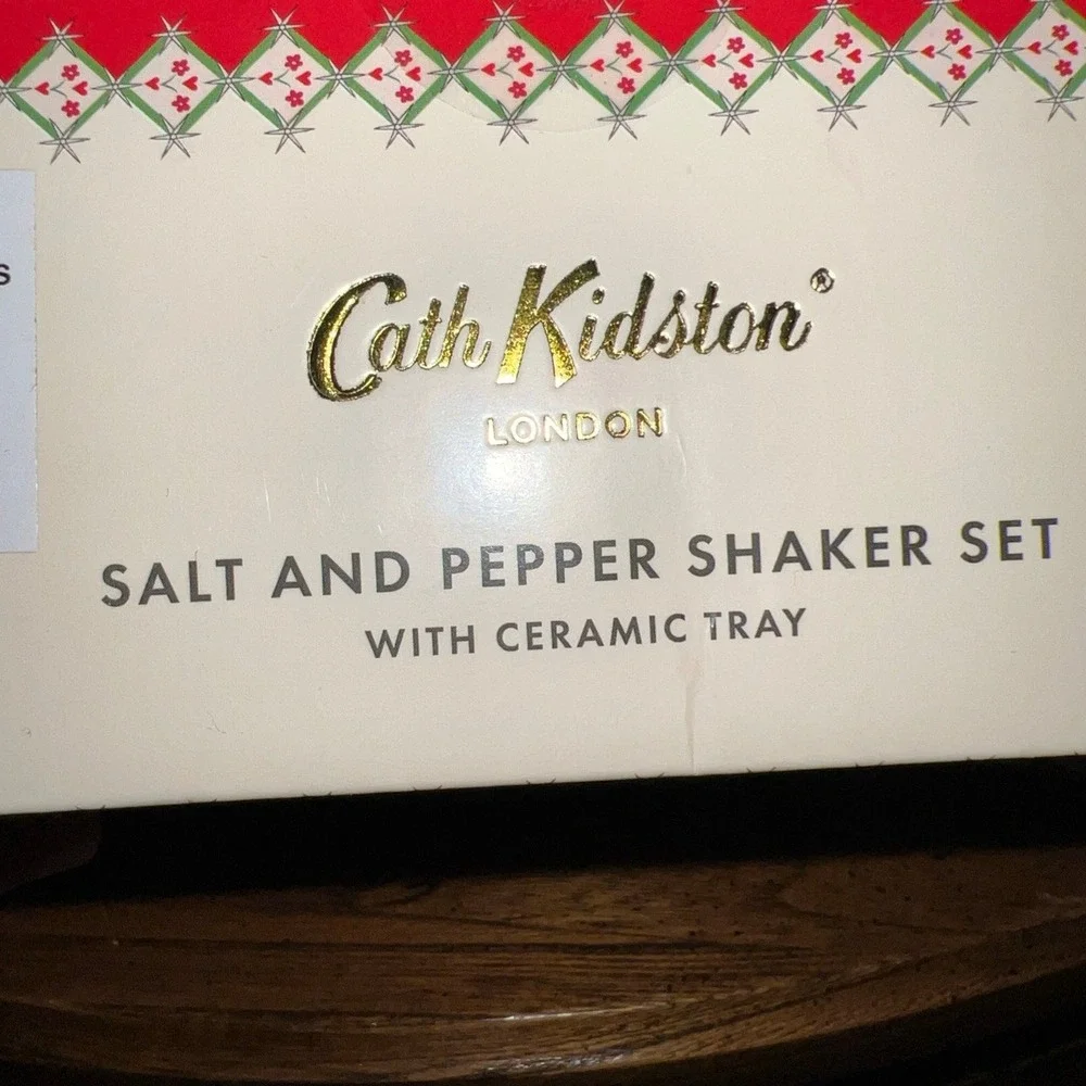 Cath Kidston Of London Salt Pepper Shakers & Tray Rabbit Polar Bear